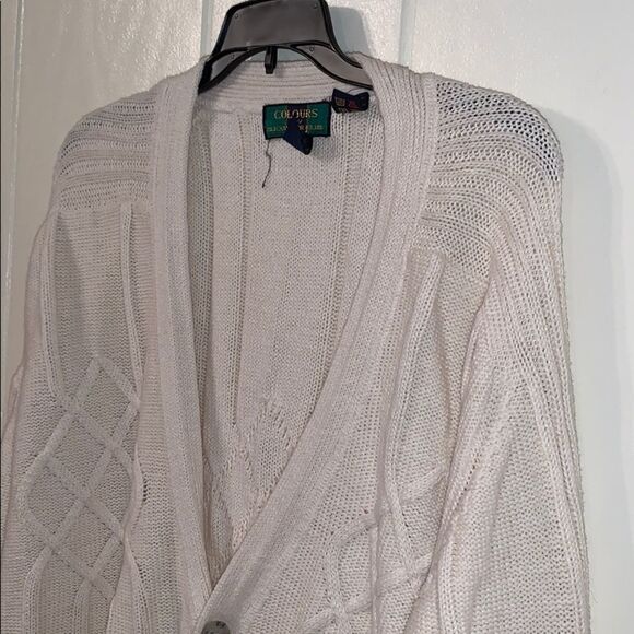 Vtg Colours by Alexander Julian cardigan sweater - Picture 2 of 8